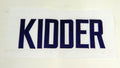 2017 Minnesota Vikings Caleb Kidder Game Issued White Name Plate DP14867