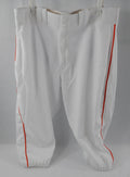 2014 Miami Marlins Jeff Baker #10 Game Used White Pants 37-50-18.5 DP104424