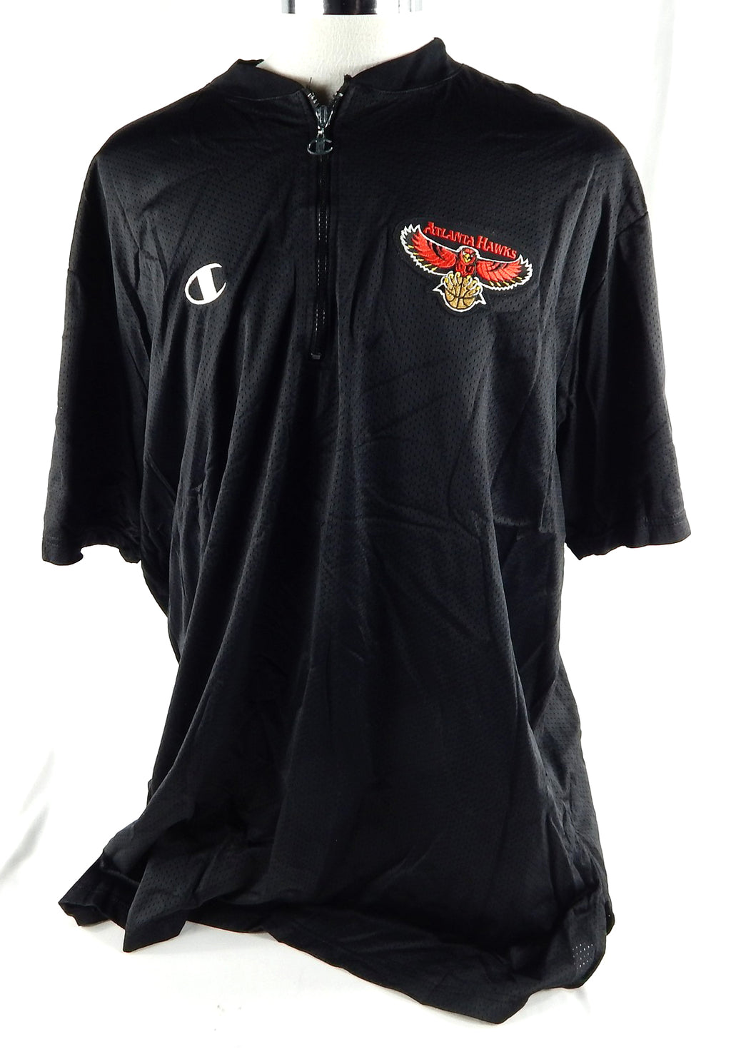 1990s Atlanta Hawks Game Issued Black Shooting Shirt XXL 406
