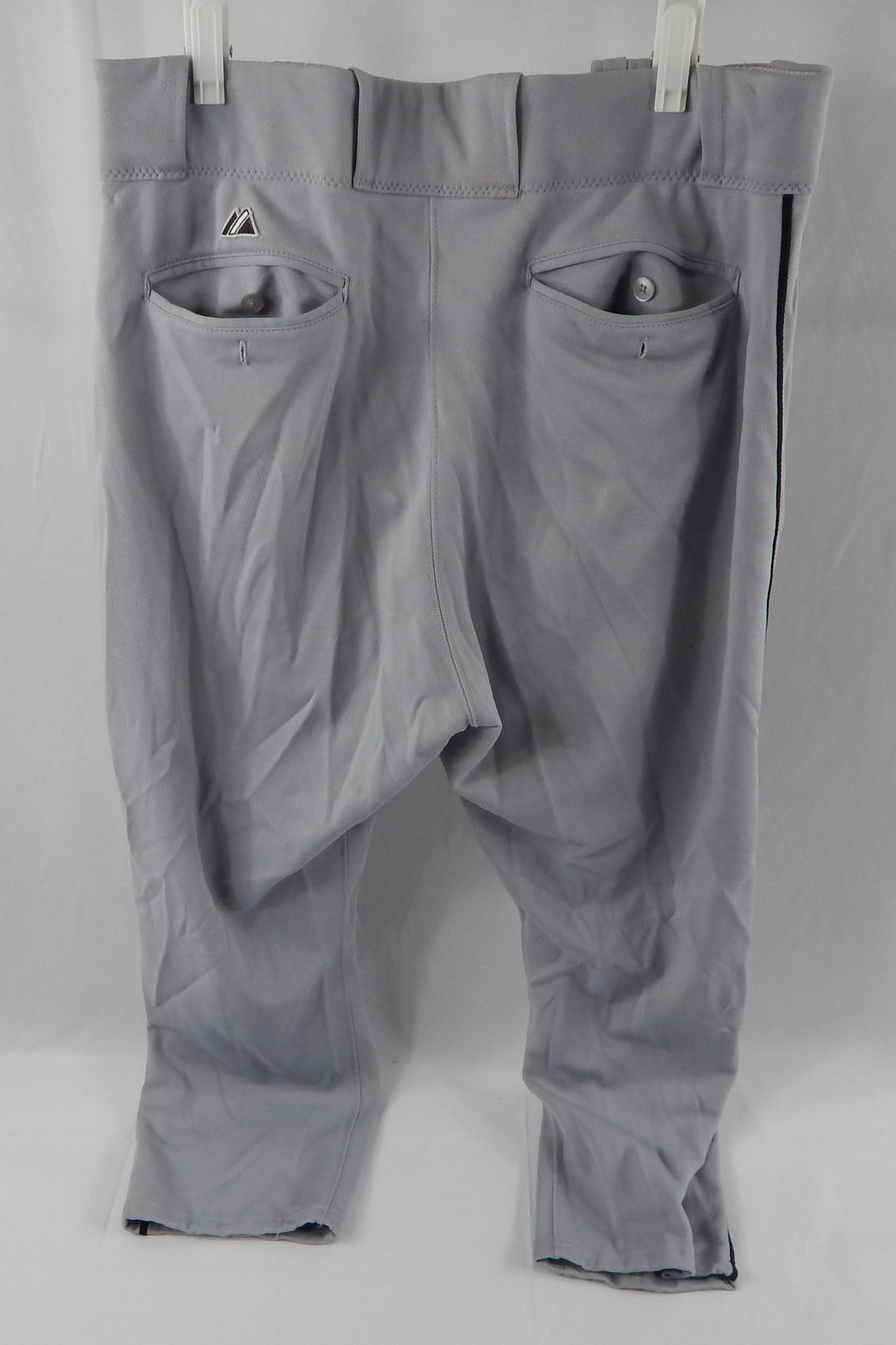 2015 Miami Marlins Don Kelly #30 Game Used Grey Pants 37-41-24 DP104425 Pic2