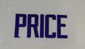 2014 Minnesota Vikings Jabari Price #25 Game Used White Name Plate DP14879