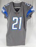 2019 Detroit Lions Tracy Walker III #21 Game Issued Grey Jersey Color Rush 40 5