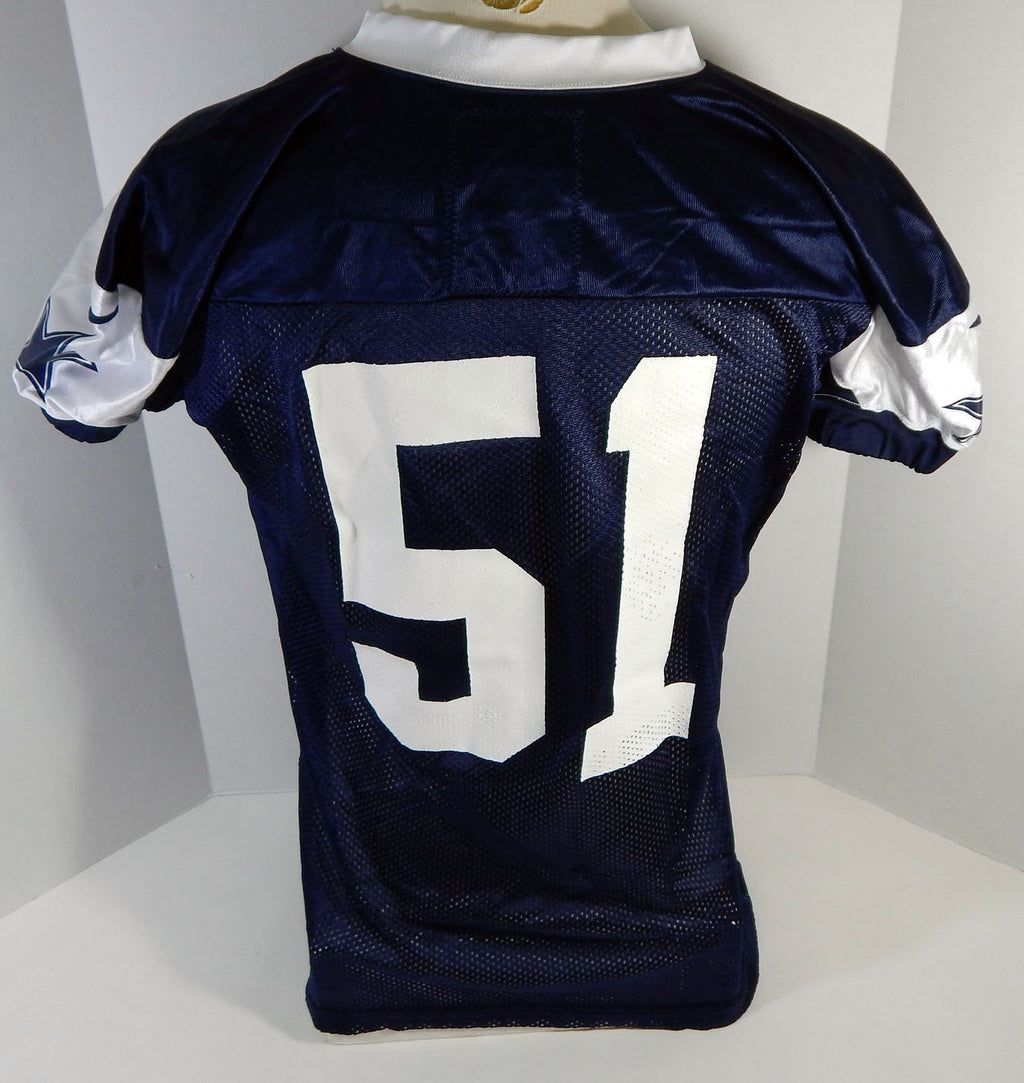 2018 Dallas Cowboys Adam Redmond #51 Game Issued Navy Practice Jersey 52 49 Pic2