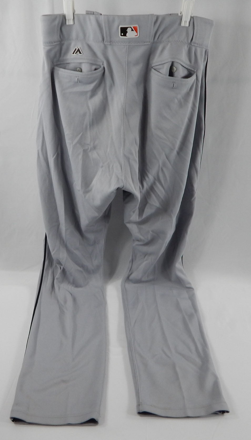 2017 Miami Marlins Dustin McGowan #22 Game Used Grey Pants 37-48-37 DP104426 Pic2