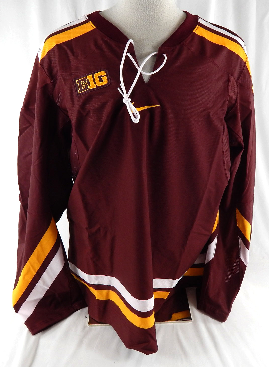 Minnesota Golden Gophers Blank Game Issued Maroon Jersey Hockey B10 P 58 163