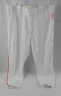 2015 Miami Marlins Reid Brignac #12 Game Used White Pants 35-41-24 DP104427
