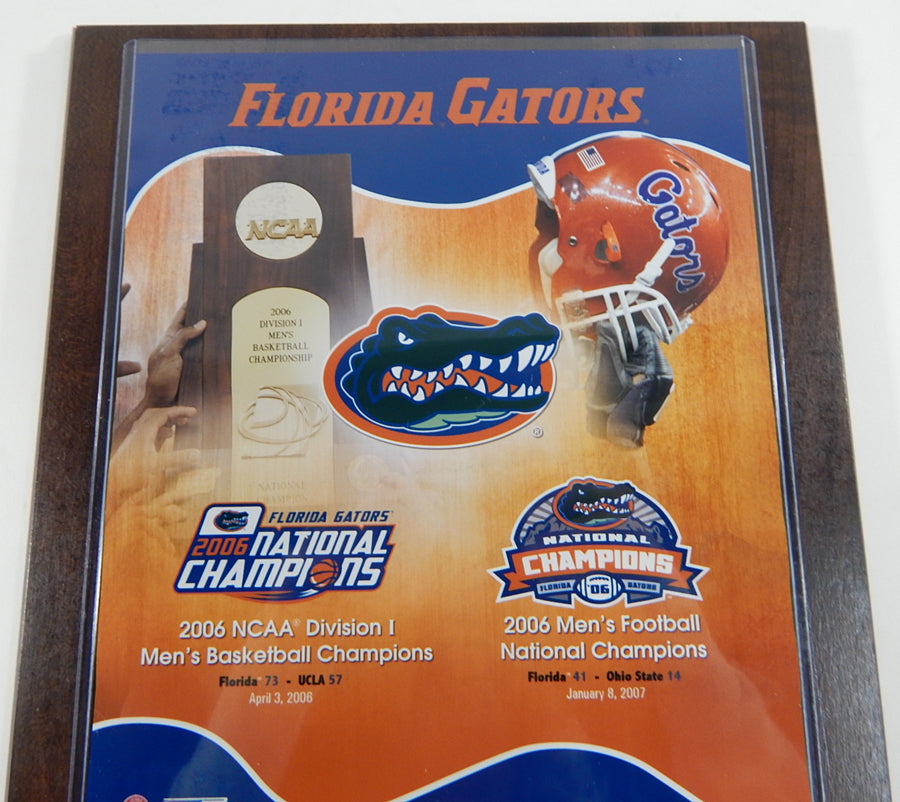 Florida Gators 2006 NCAA National Champions Basketball & Football Champions Pic2