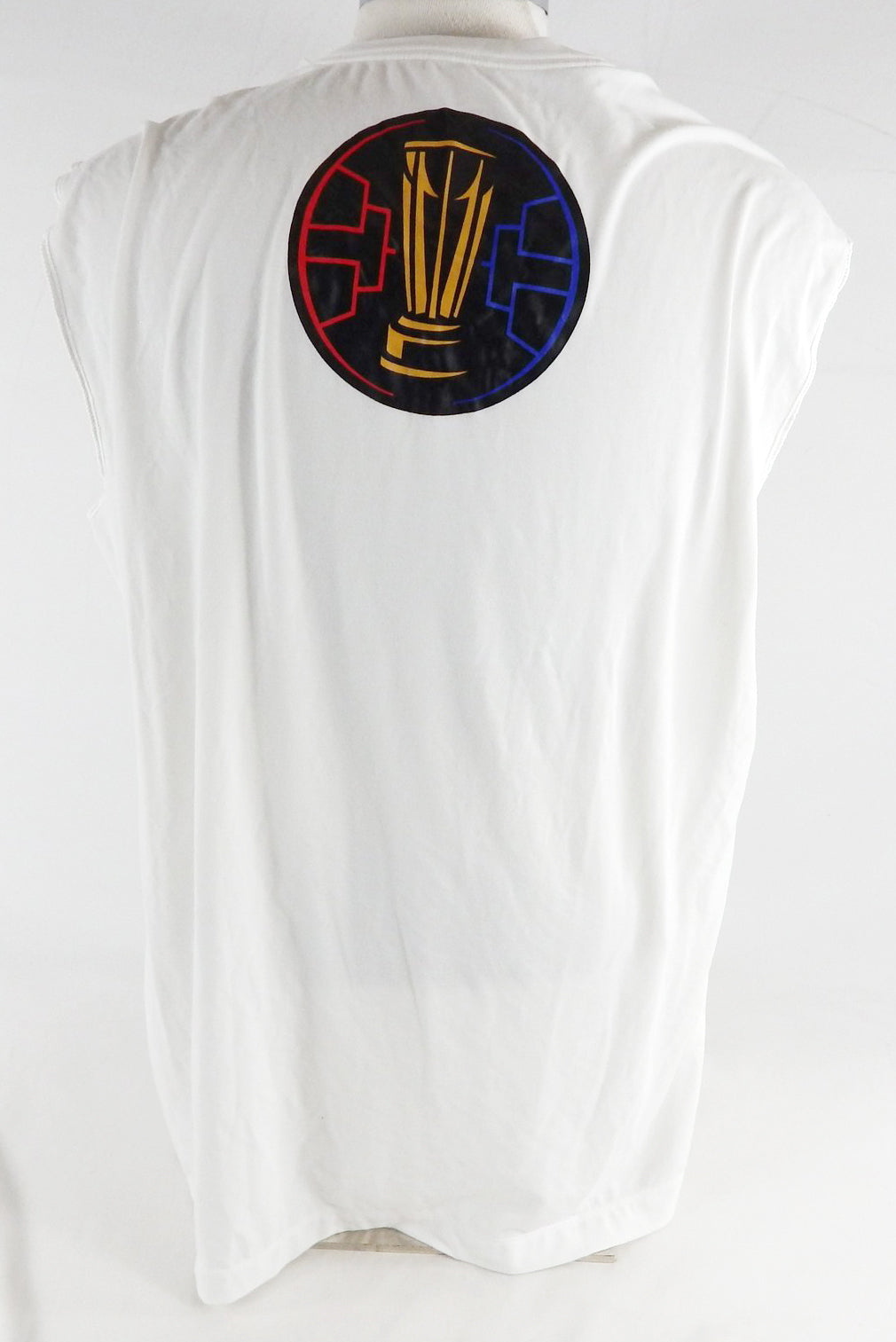 2025-26 Detroit Pistons #34 Game Used White Tank Shirt NBA Cup XL 579 Pic2