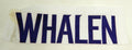 2015 Minnesota Vikings Ryan Whalen #89 Game Issued White Name Plate DP14893