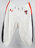 2020 Texas Tech Red Raiders Game Used White Pants 42 855