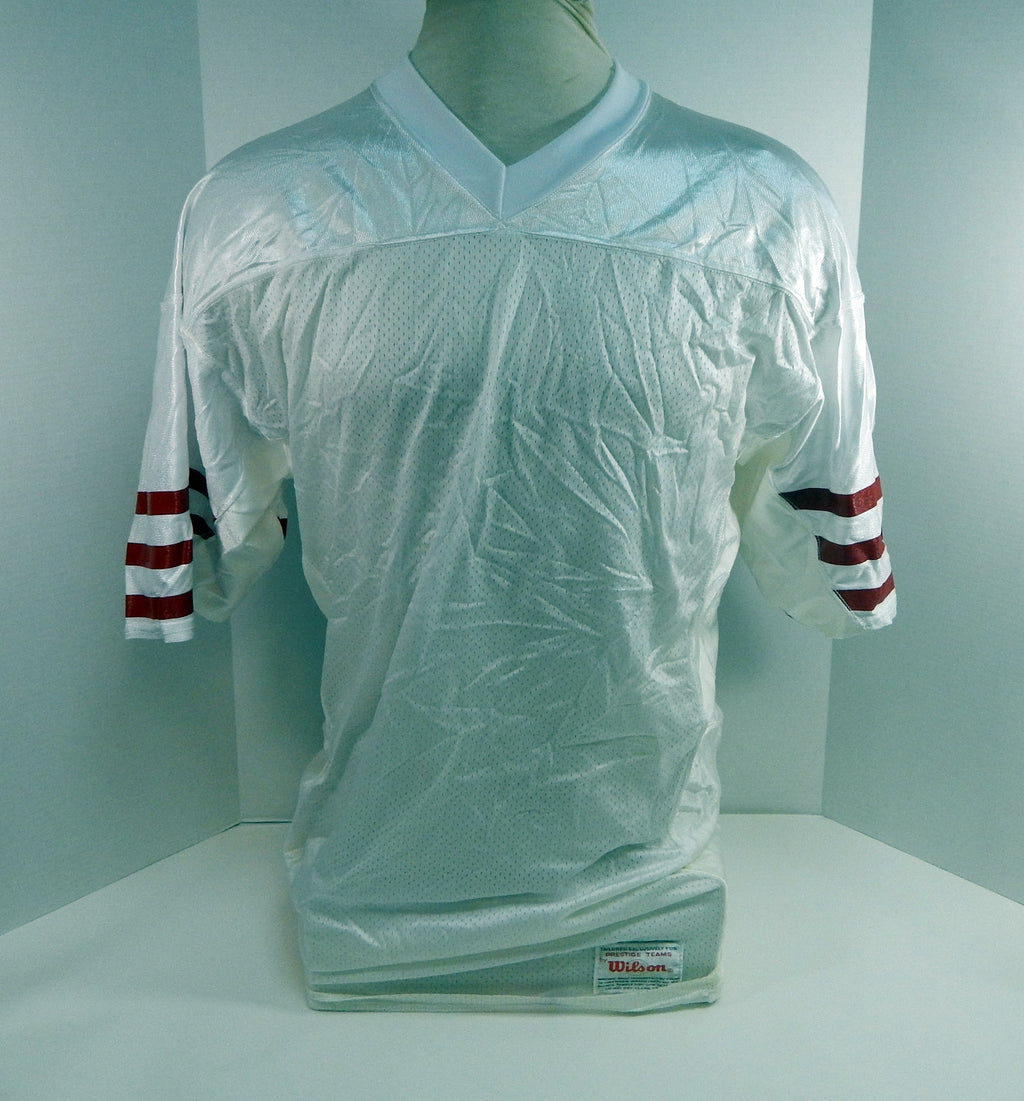 1990s San Francisco 49ers Blank Game Issued White Jersey 52 DP51400