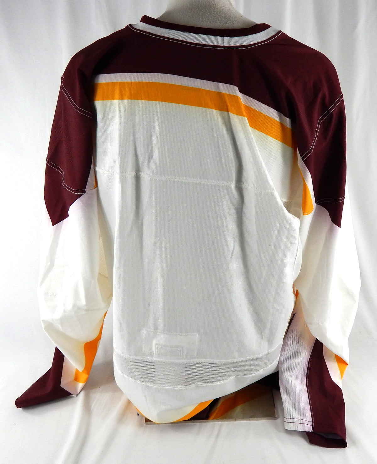 Minnesota Golden Gophers Blank Game Issued White Jersey Hockey B10 Patch 60 165 Pic2