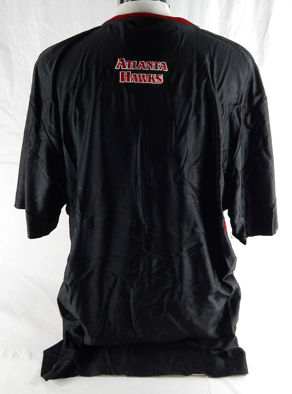 1998-99 Atlanta Hawks #33 3 Game Used Black Warm Up Shirt XXXL 577 Pic2