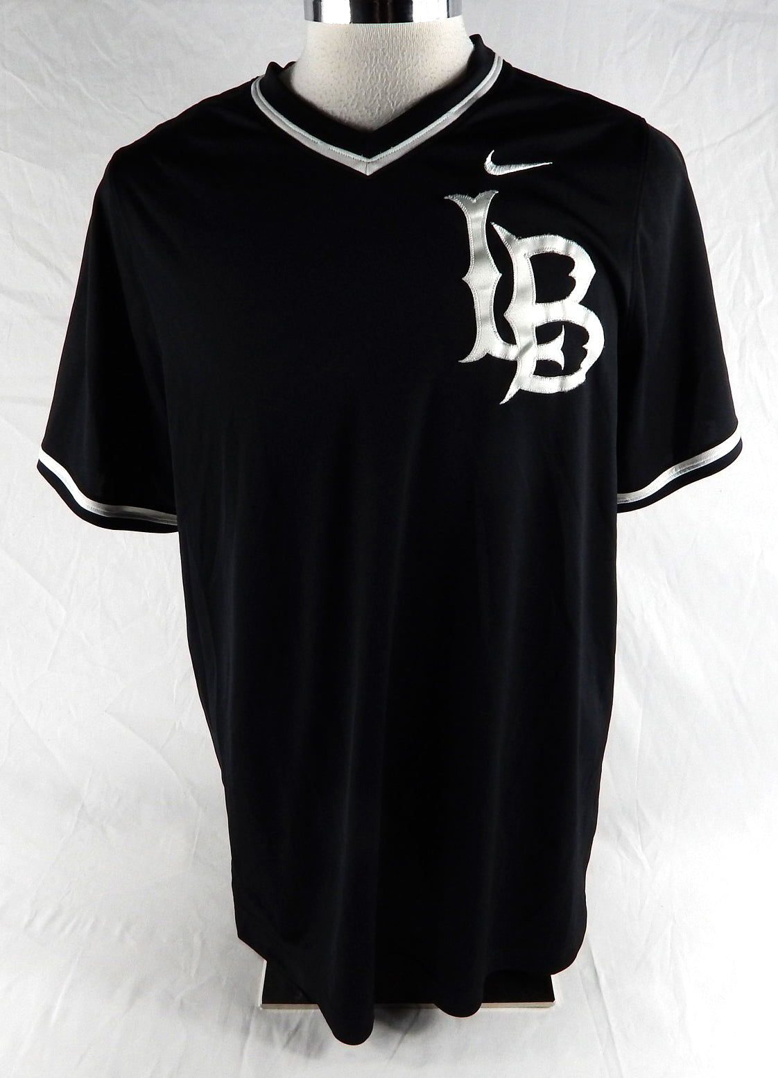 2020 Long Beach State Dirtbags #50 Game Used Black Jersey Baseball XL 644