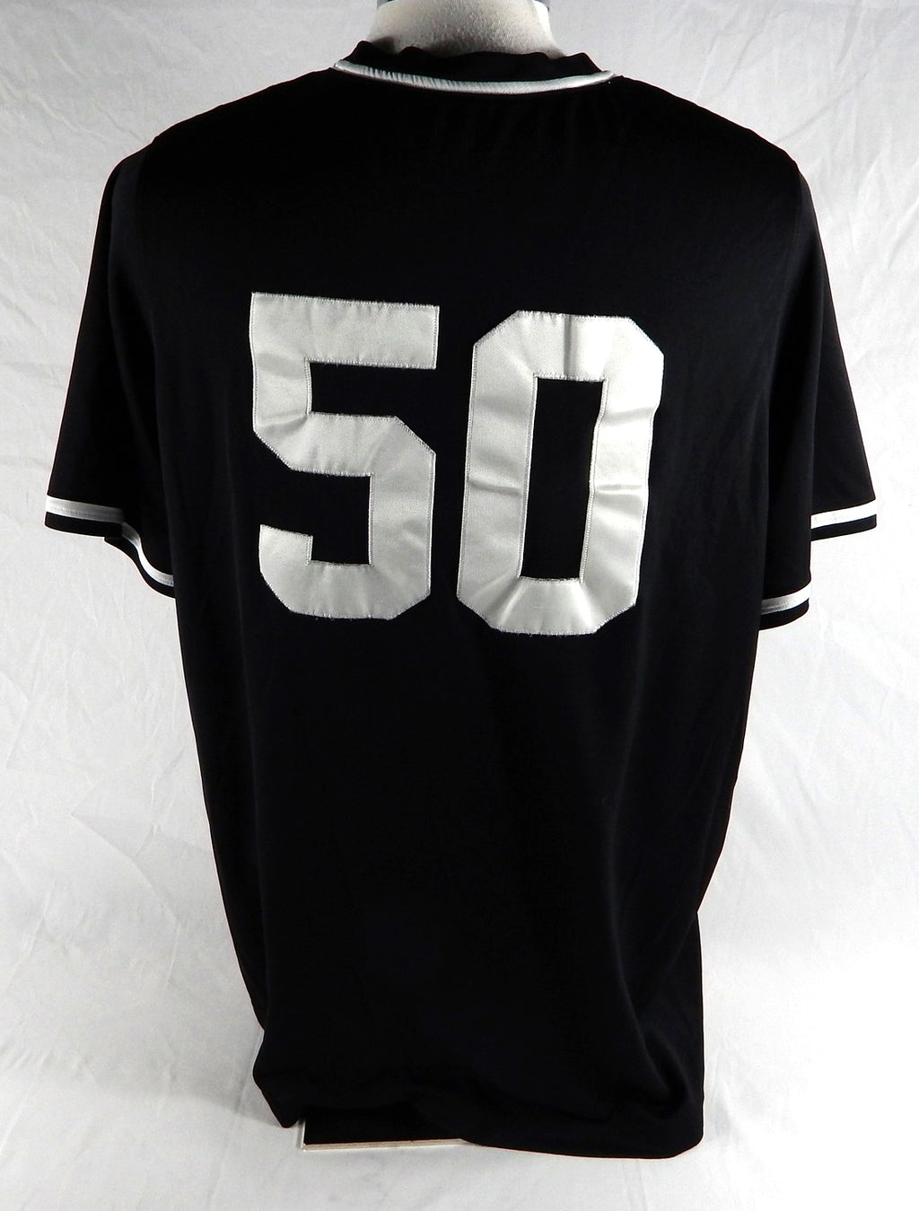 2020 Long Beach State Dirtbags #50 Game Used Black Jersey Baseball XL 644 Pic2