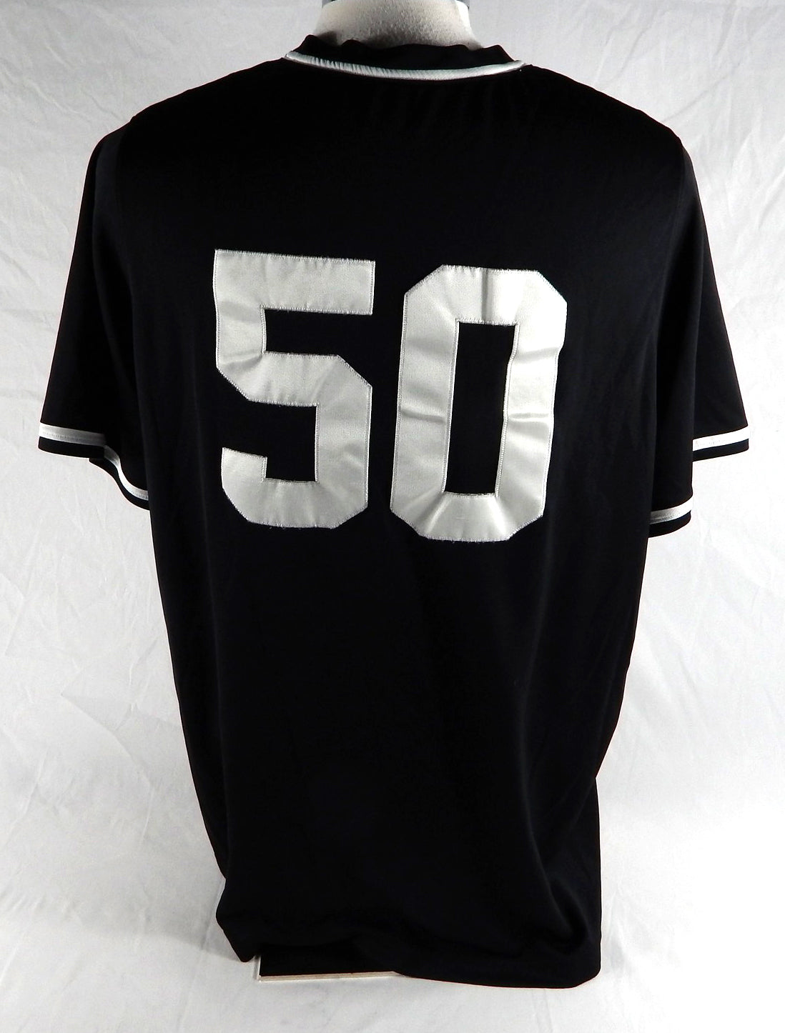 2020 Long Beach State Dirtbags #50 Game Used Black Jersey Baseball XL 644 Pic2