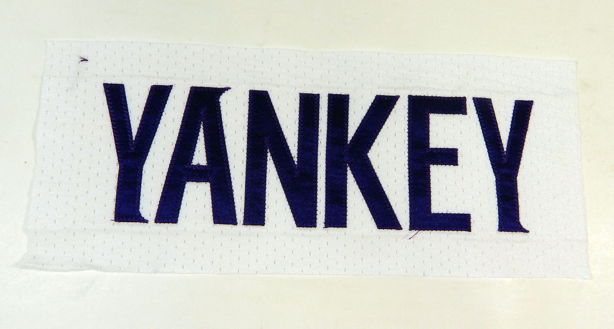 2014-16 Minnesota Vikings David Yankey #66 Game Issued White Name Plate DP14911