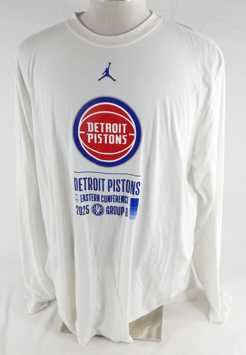 2025-26 Detroit Pistons Ron Holland #5 Game Used White Shirt NBA Cup XL 582