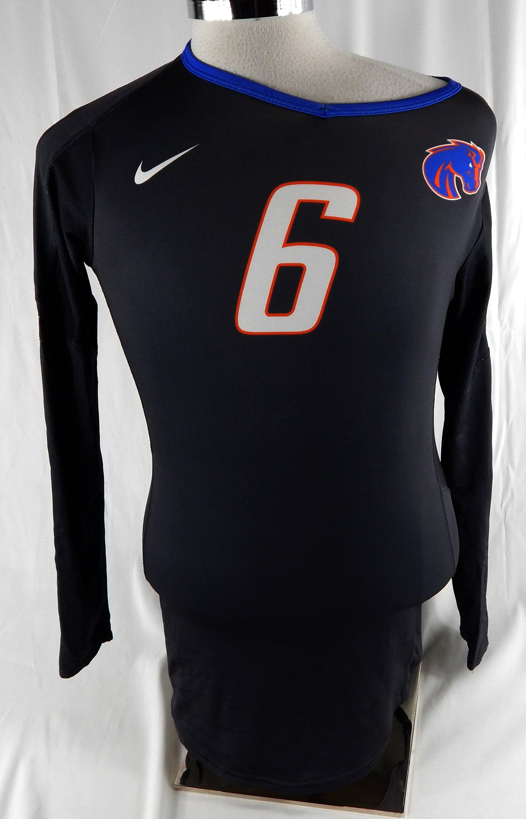 2014 Boise State Broncos #6 Game Used Black Jersey Volleyball M DP99091