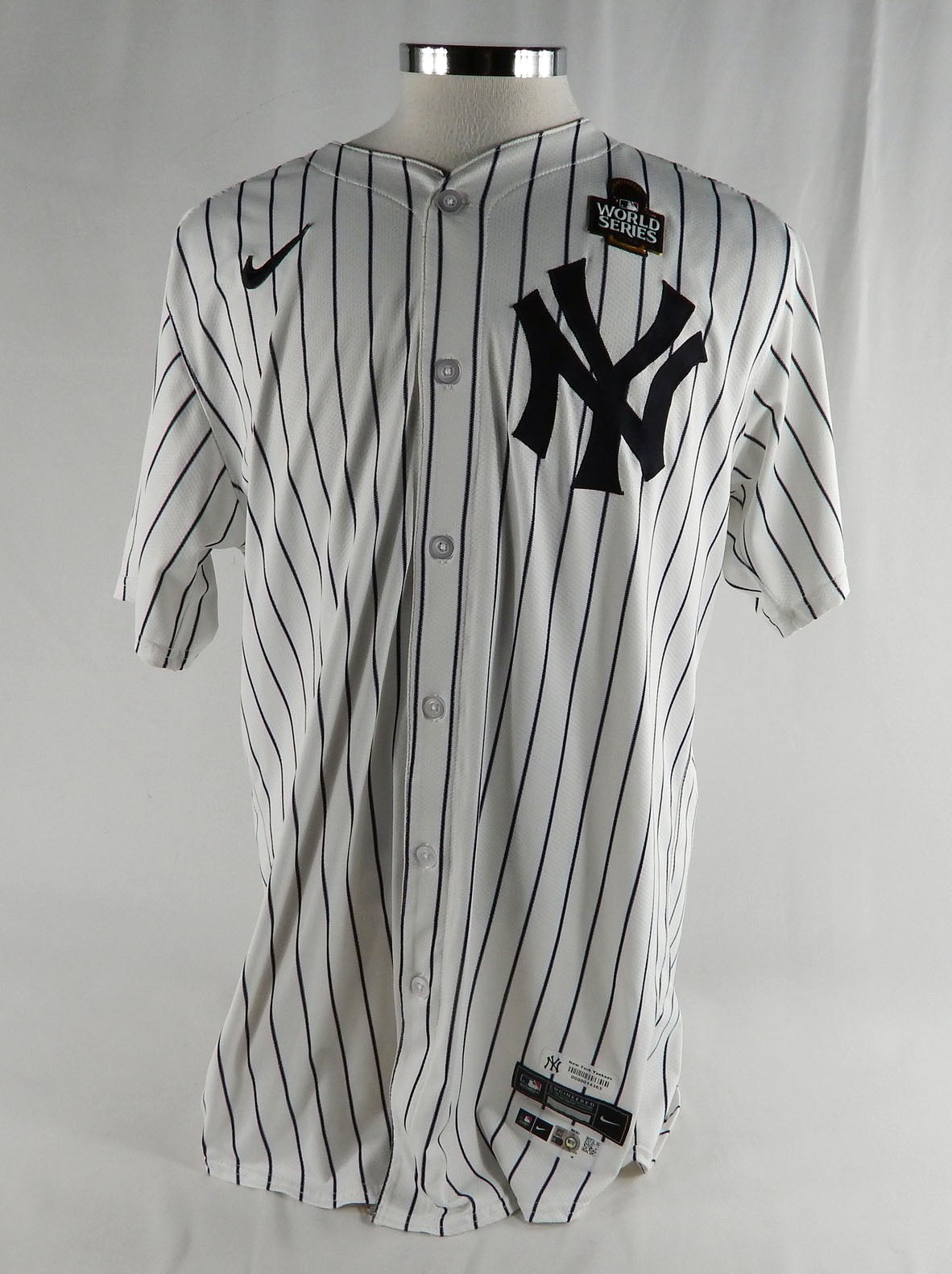 2024 New York Yankees Mark Leiter Jr #38 Game Issued P Used Jersey World Series