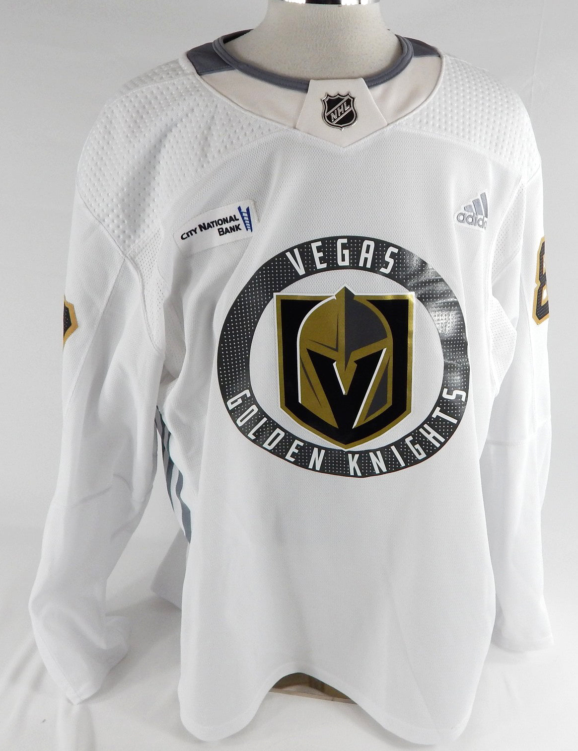 2023-24 Vegas Golden Knights Tyson Gross #87 Game Used White Practice Jersey 2