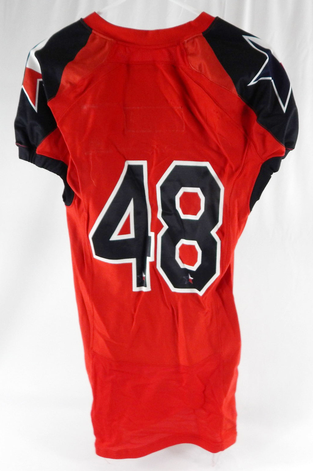 2012 Texas Tech Red Raiders #48 Game Used Red Jersey Lone Star Football NP Rem 9 Pic2