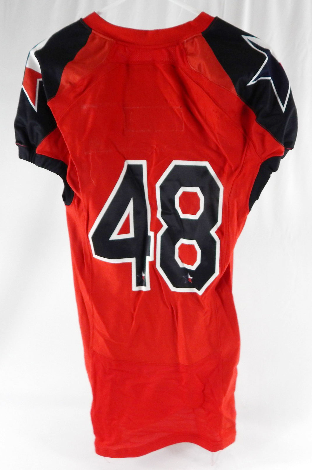2012 Texas Tech Red Raiders #48 Game Used Red Jersey Lone Star Football NP Rem 9 Pic2