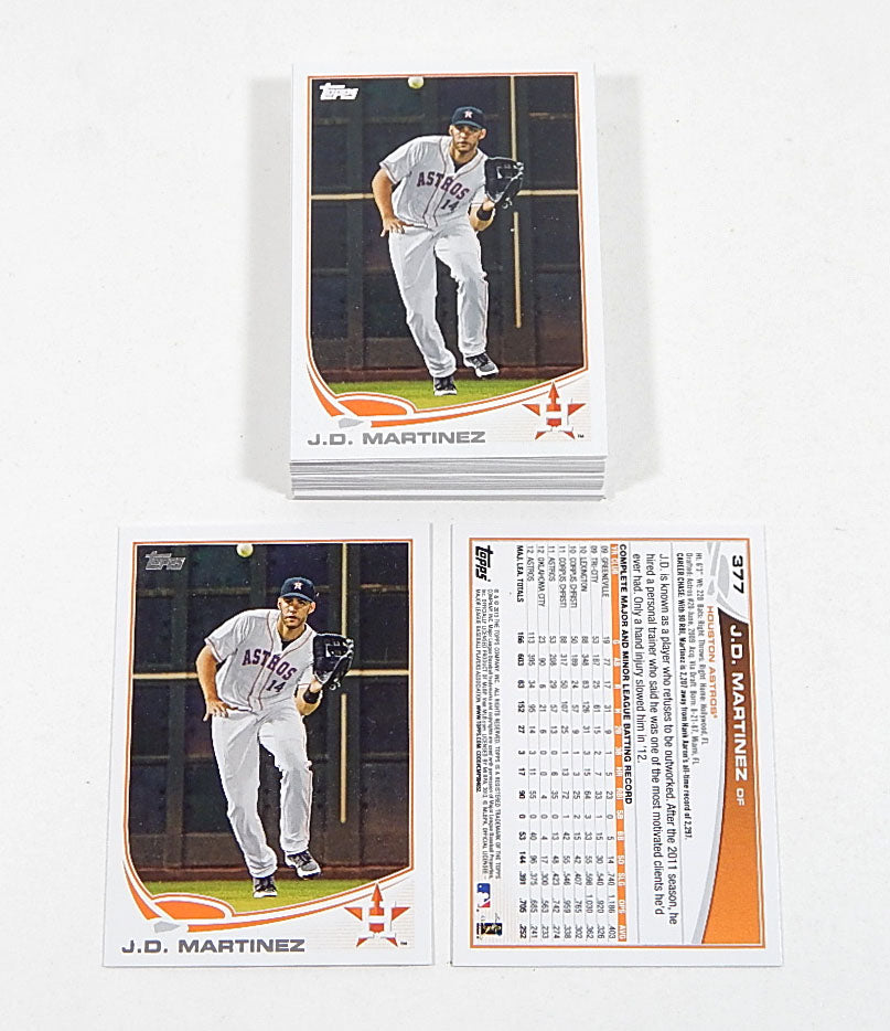Lot of (32) 2013 Topps J.D. Martinez #377 Nm/Mt
