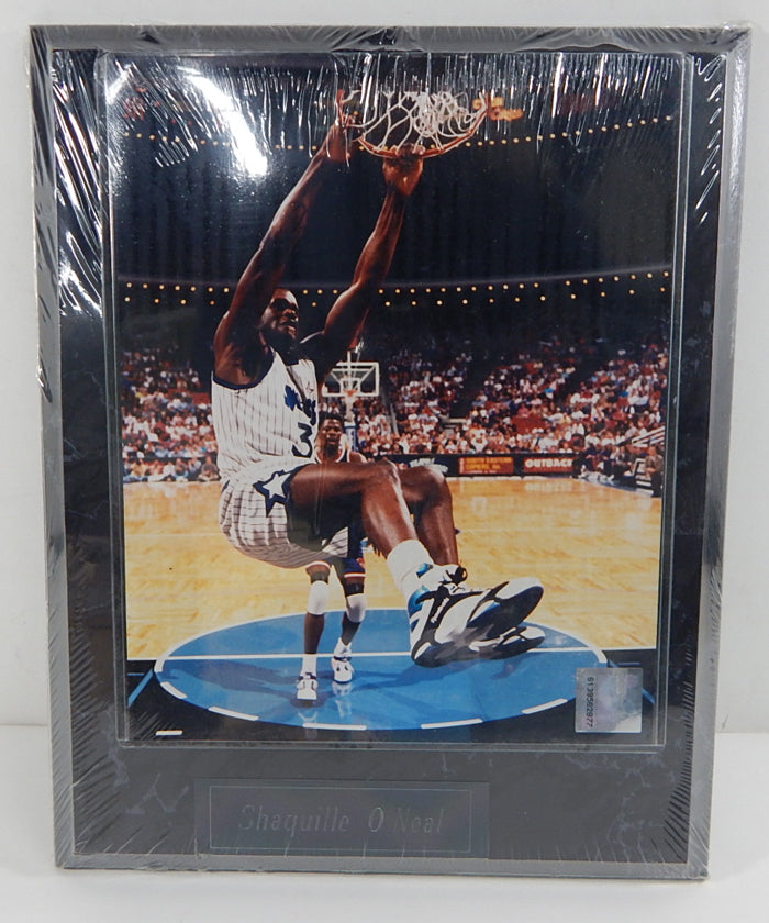 Shaquille O'Neal unsigned 8x10 Color Photo Licensed on 10 x 13" Wood Plague