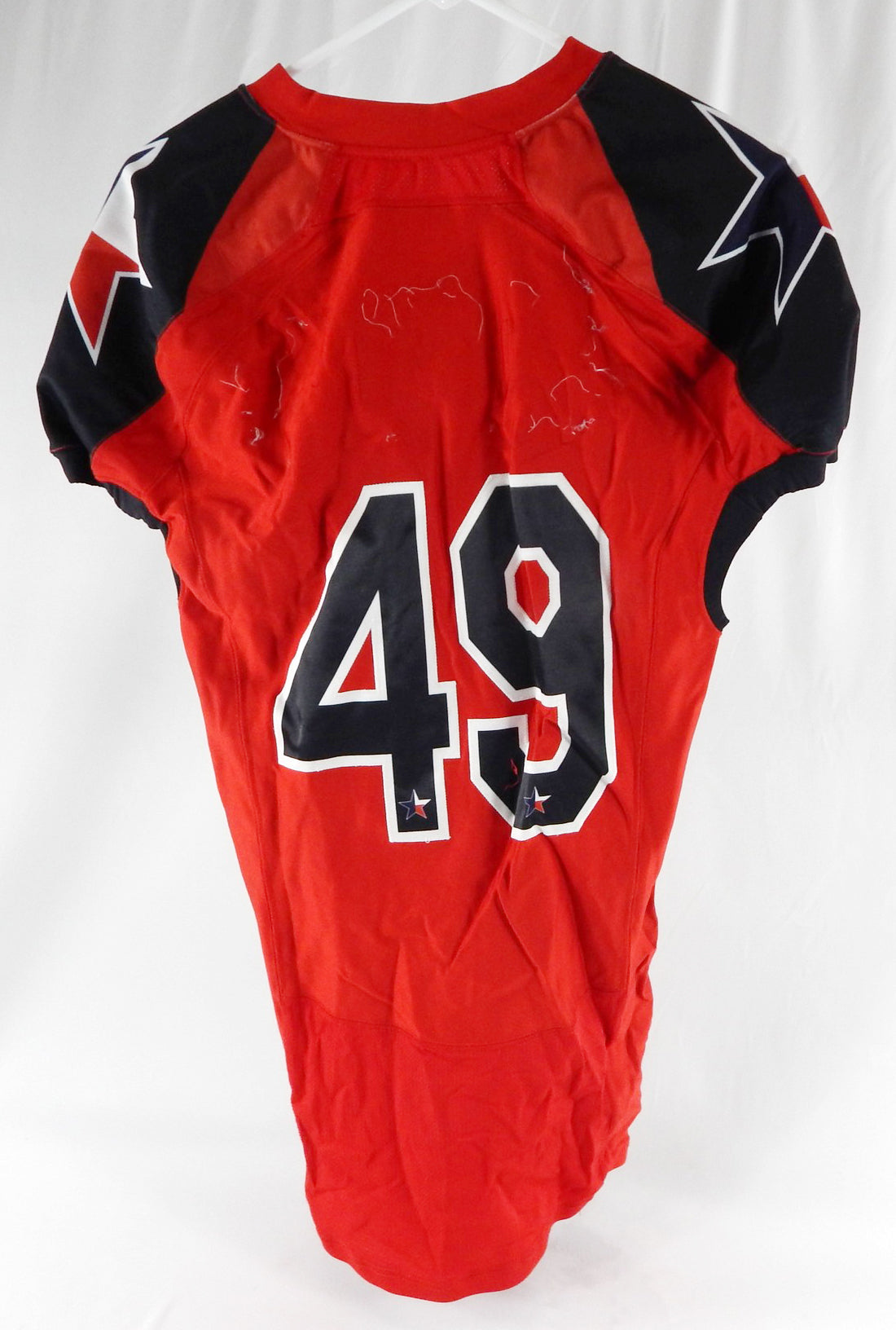 2012 Texas Tech Red Raiders #49 Game Used Red Jersey Lone Star Football NP Rem 0 Pic2