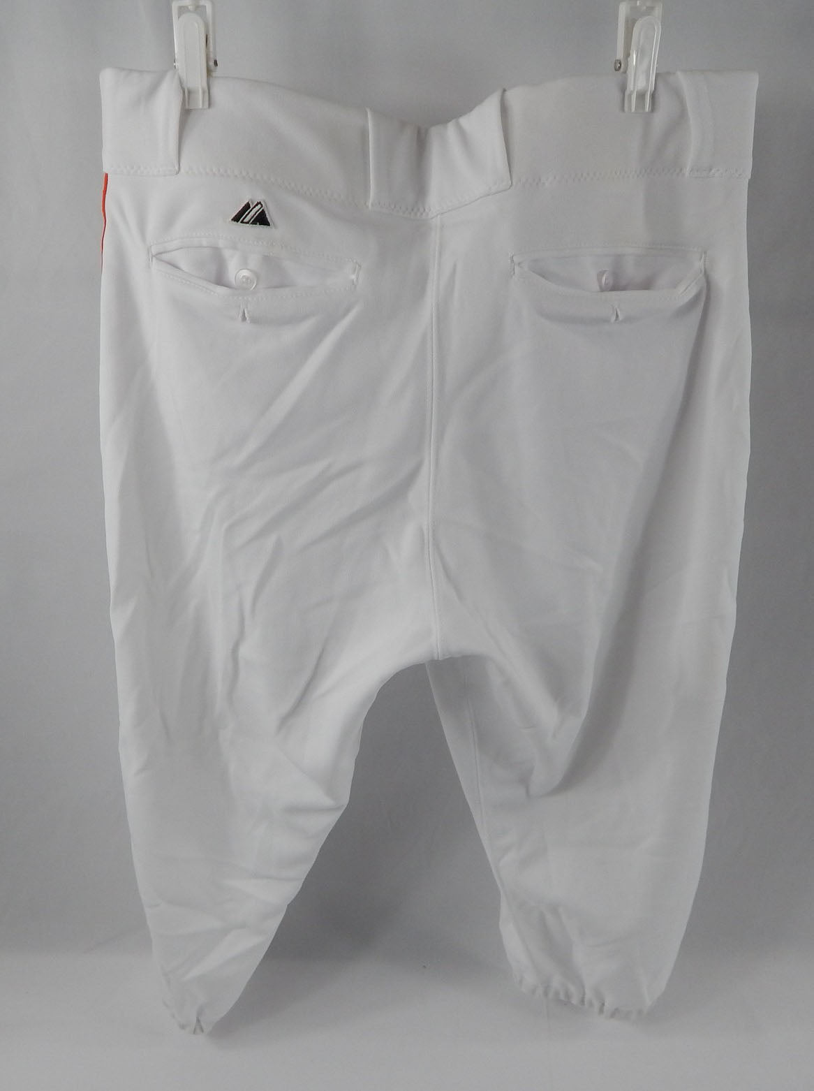 2014 Miami Marlins Derek Dietrich #32 Game Used White Pants 36-42-17 436 Pic2