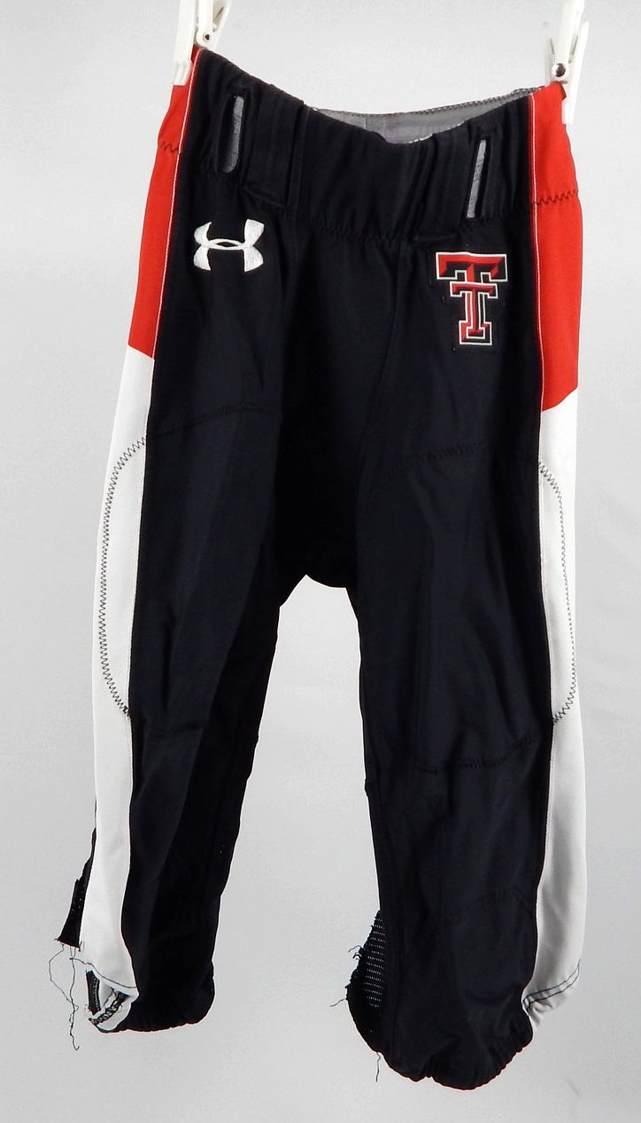 2020 Texas Tech Red Raiders Game Used Black Pants 32 865