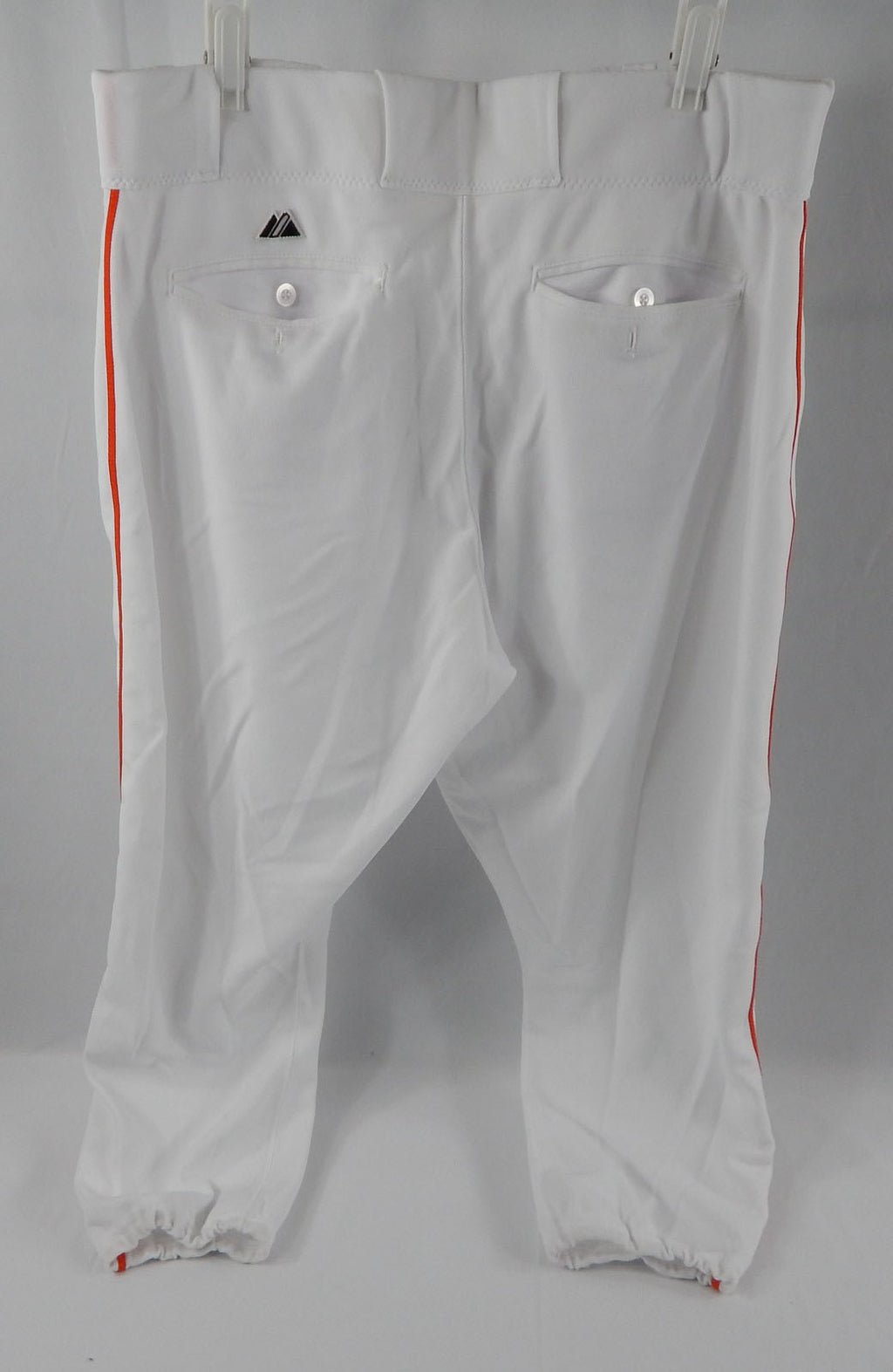 2015 Miami Marlins Dan Haren #15 Game Used White Pants 35-42-23 438 Pic2