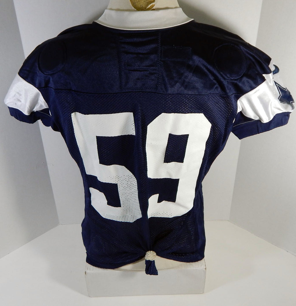 2018 Dallas Cowboys #59 Game Issued Navy Practice Jersey 50 55 Pic2