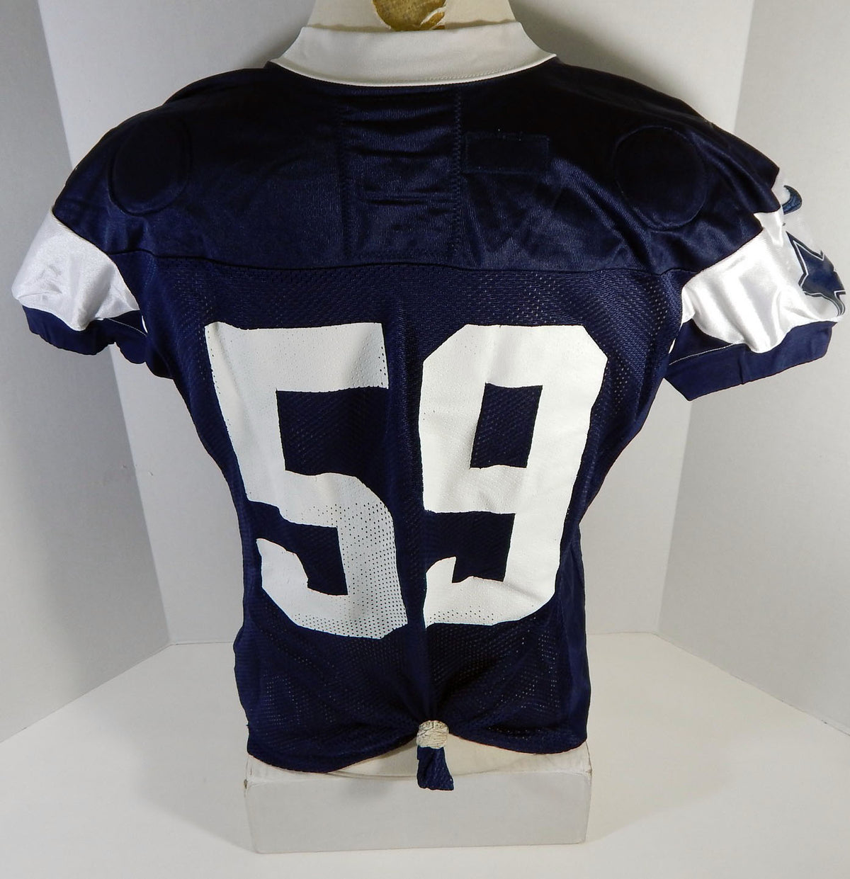 2018 Dallas Cowboys #59 Game Issued Navy Practice Jersey 50 55 Pic2