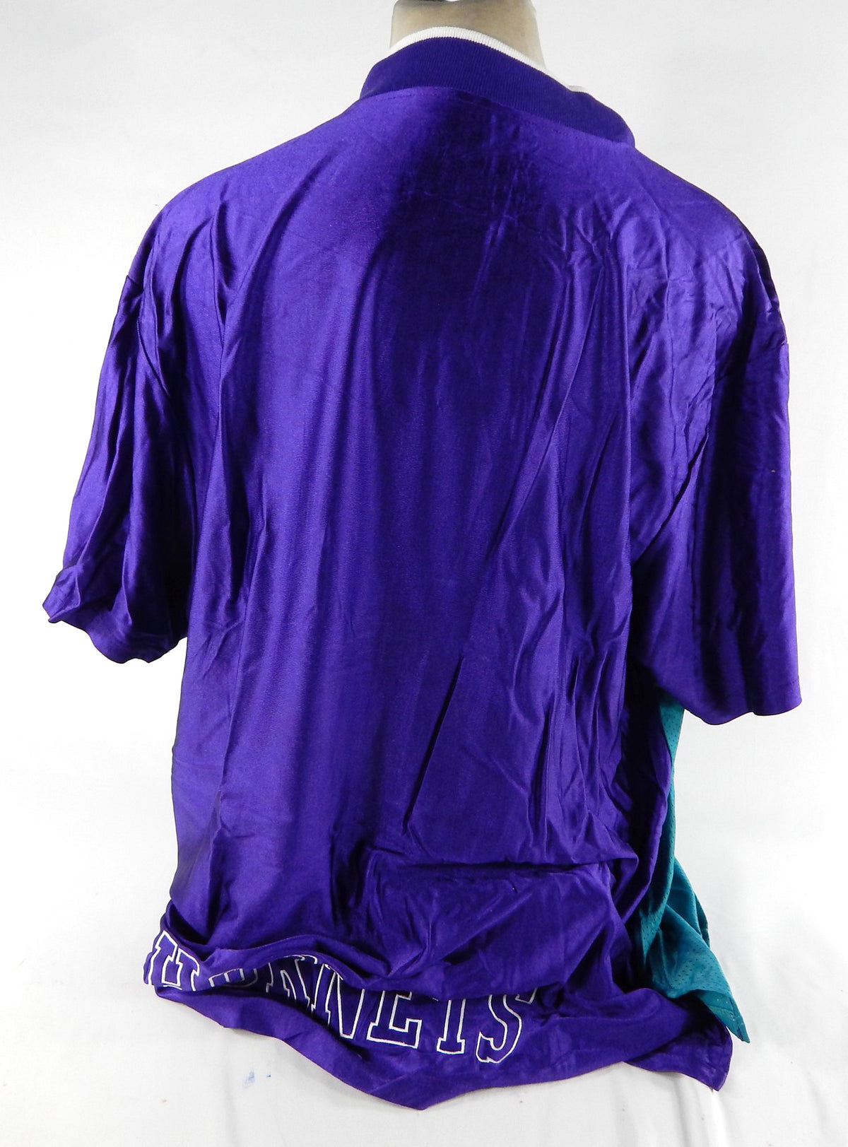 1990s Charlotte Hornets Game Issued Purple Shooting Shirt 4XL DP69310 Pic2
