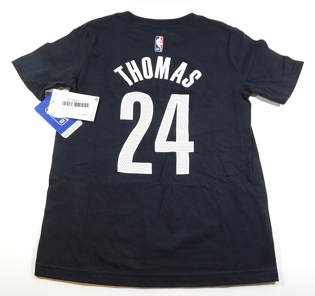 Cam Thomas #24 Brooklyn Nets Icon The Nike Tee Shirt Black New Youth L Pic2