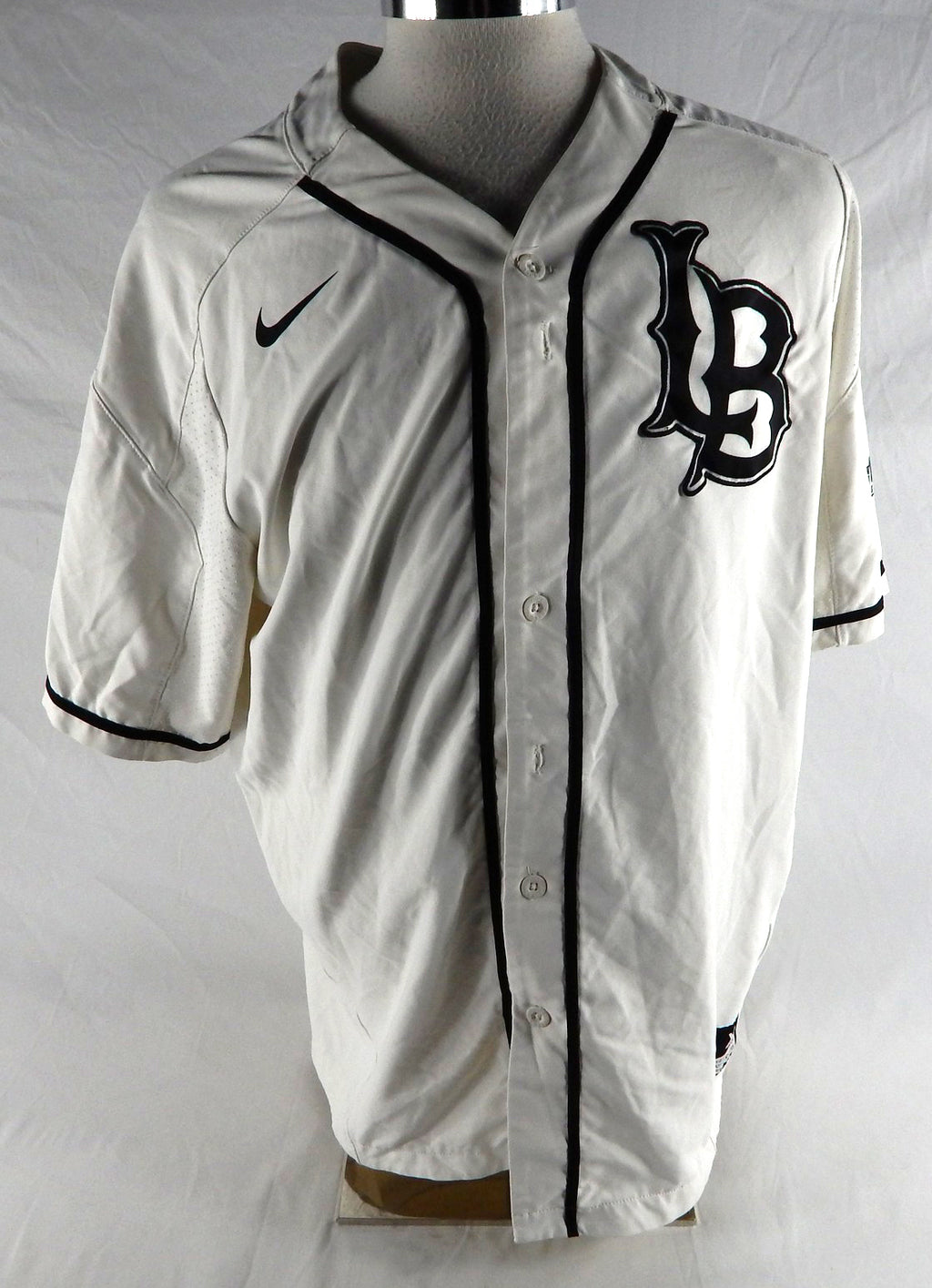 2019 Long Beach State Dirtbags #26 Game Used White Jersey Baseball XL 653