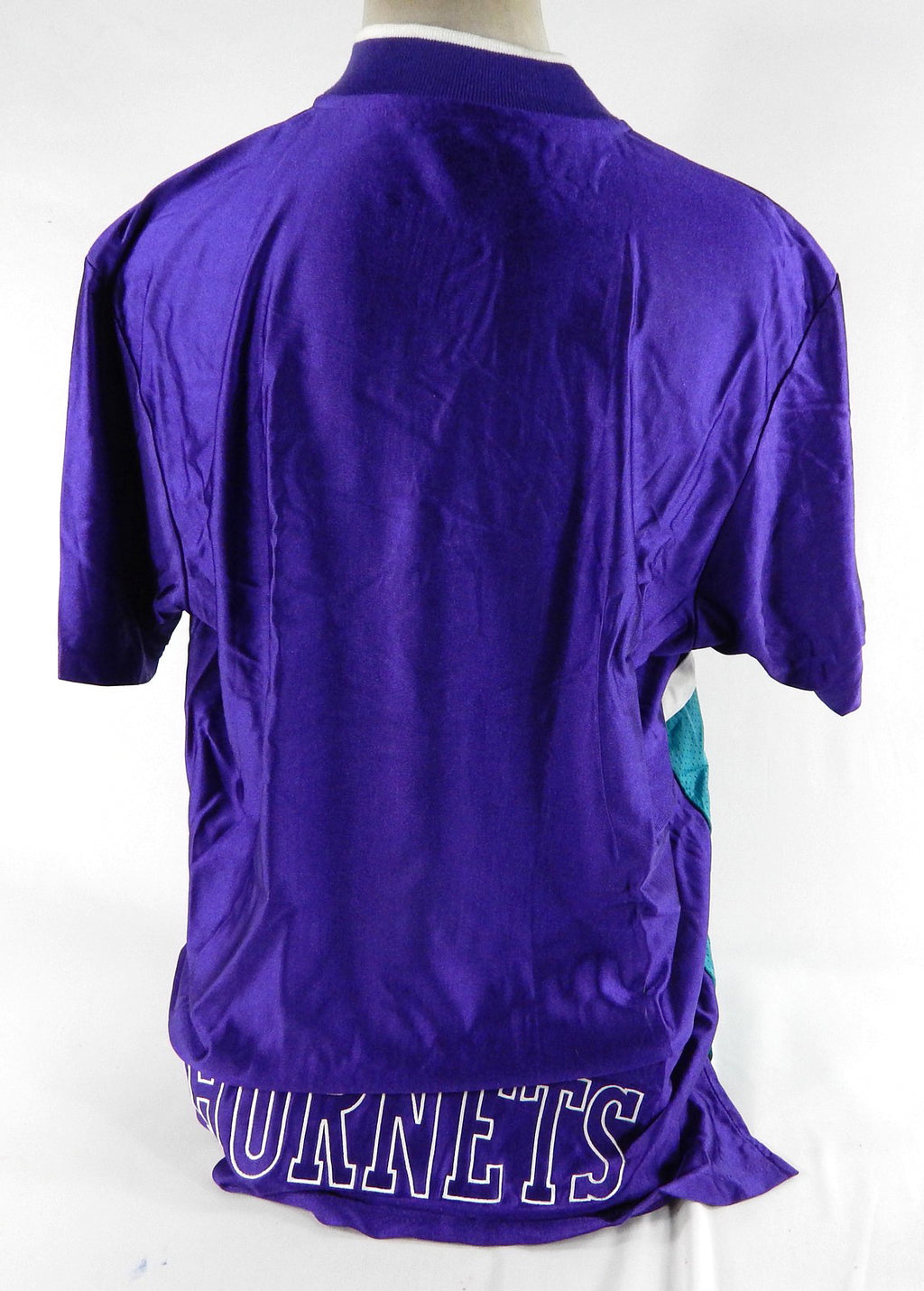 1990s Charlotte Hornets Game Issued Purple Shooting Shirt XL 311 Pic2