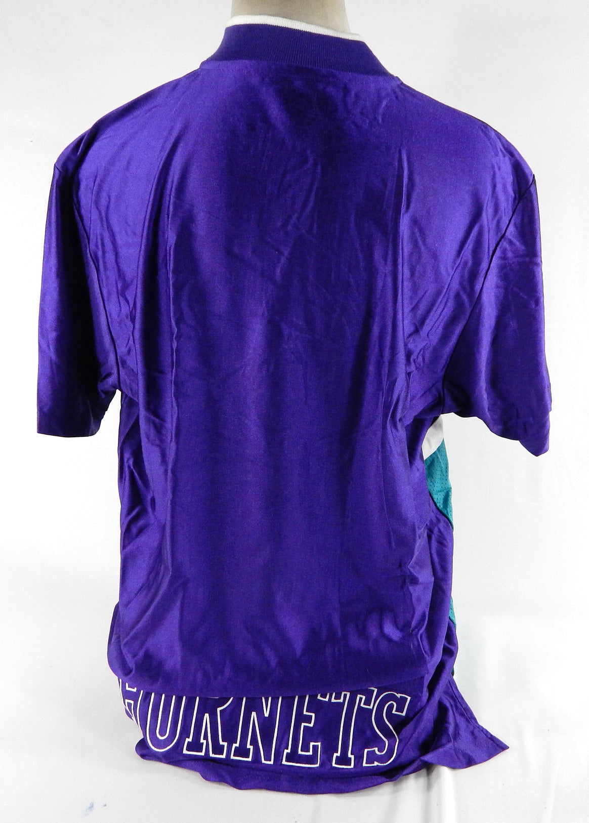 1990s Charlotte Hornets Game Issued Purple Shooting Shirt XL 311 Pic2