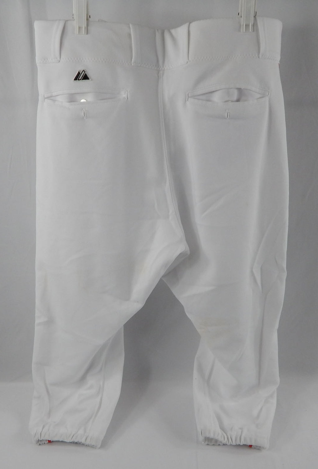2012 Miami Marlins Greg Dobbs #29 Game Used White Pants 35-42-21 442 Pic2