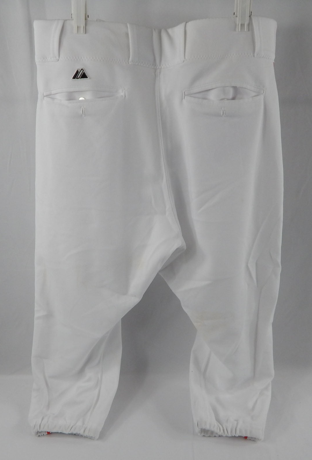 2012 Miami Marlins Greg Dobbs #29 Game Used White Pants 35-42-21 442 Pic2