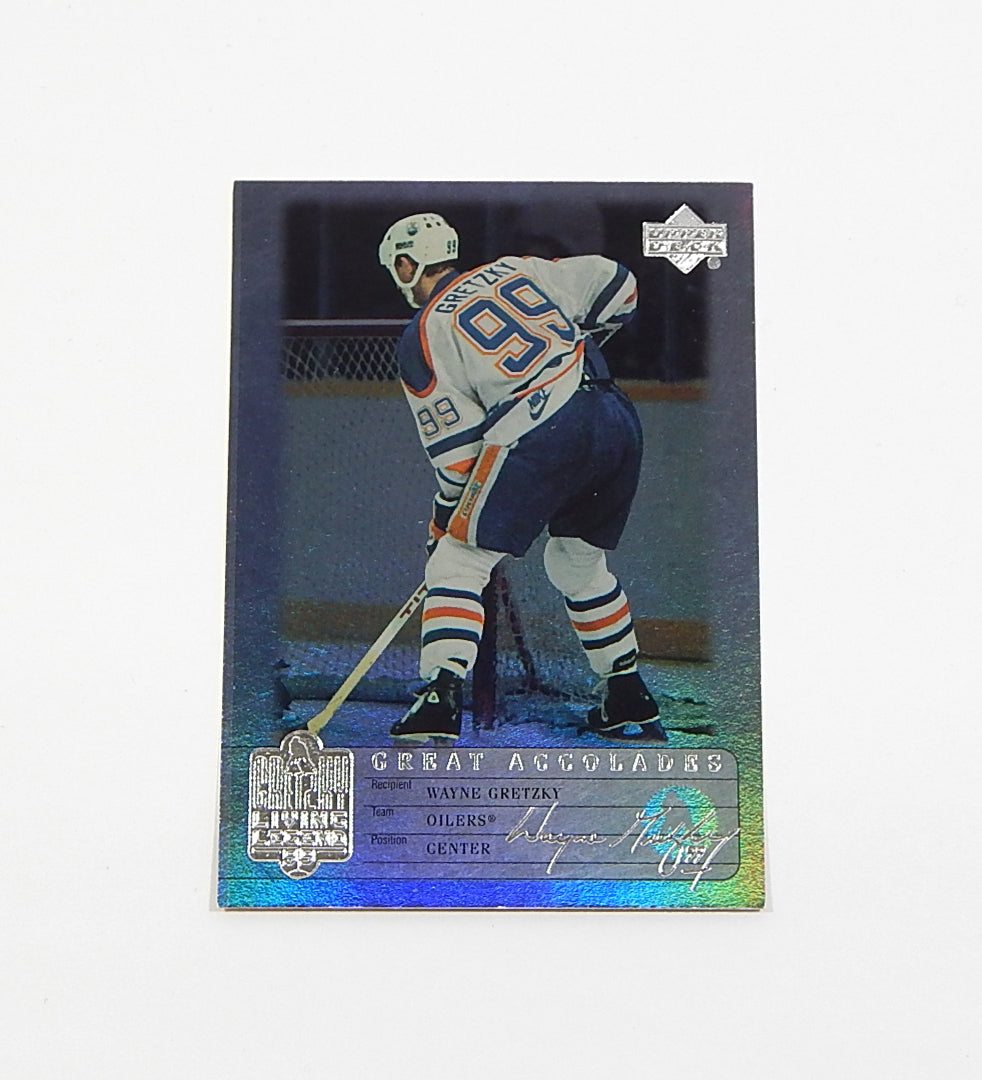 1999 Upper Deck Wayne Gretzky Living Legend Great Accolades Most Assists #GA8