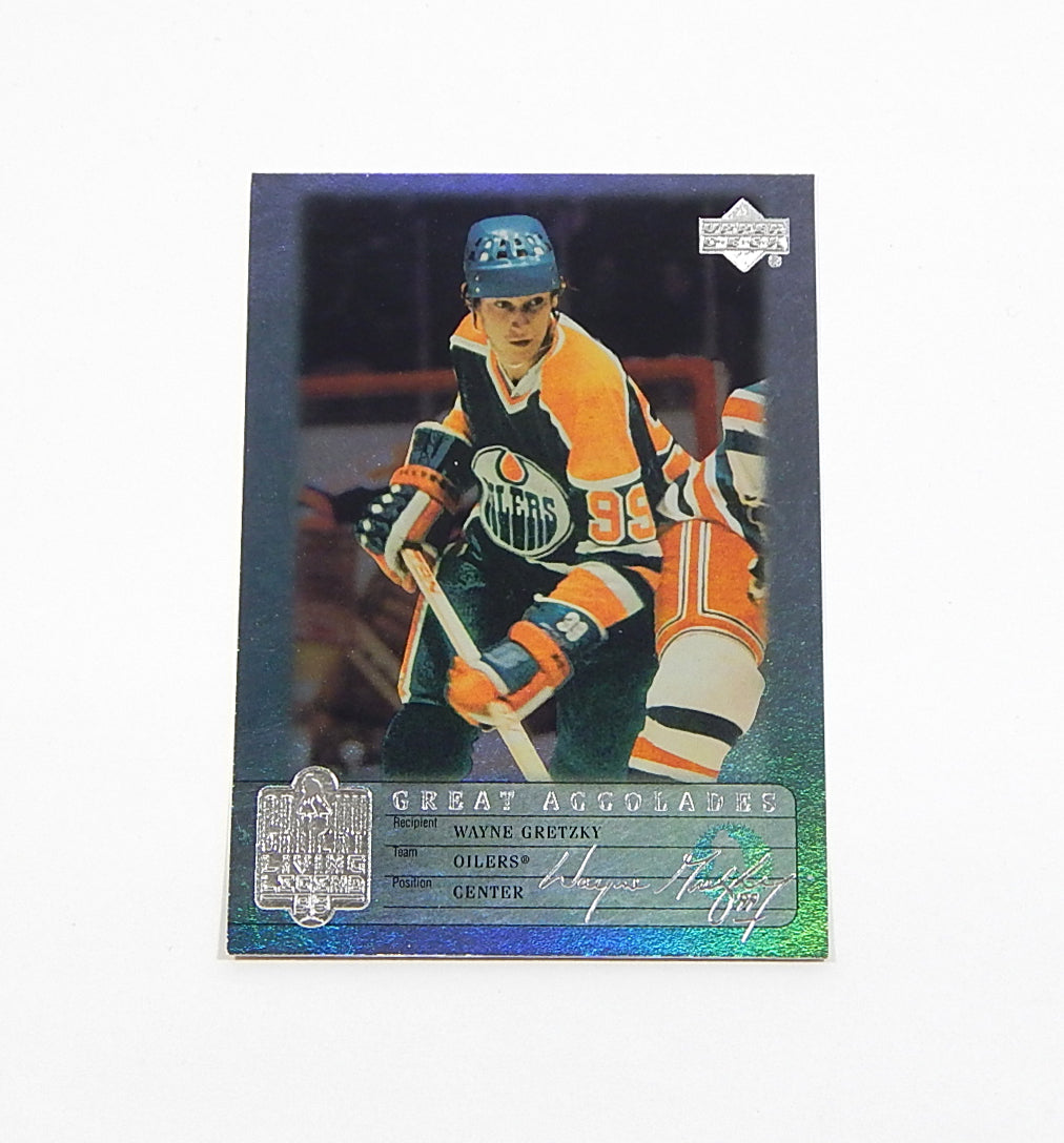 1999 Upper Deck Wayne Gretzky Living Legend Great Accolades Most Points #GA15