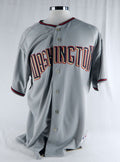 2005-08 Washington Nationals Blank Game Issued Grey Jersey 52 588