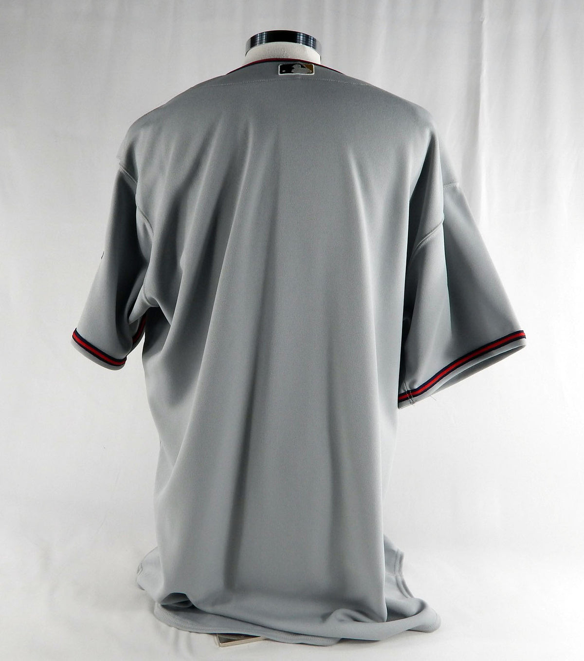 2005-08 Washington Nationals Blank Game Issued Grey Jersey 52 588 Pic2