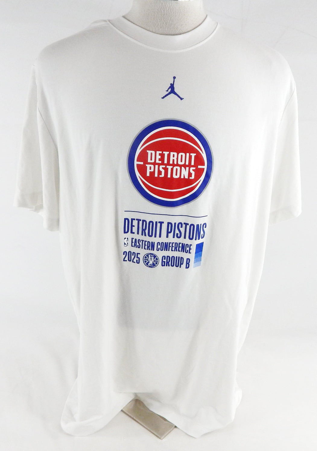 2025-26 Detroit Pistons Wendell Moore Jr. #14 Game Used White Shirt NBA Cup XL 0