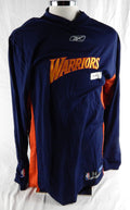 2000s Golden State Warriors Game Issued Navy Shooting Shirt M 592