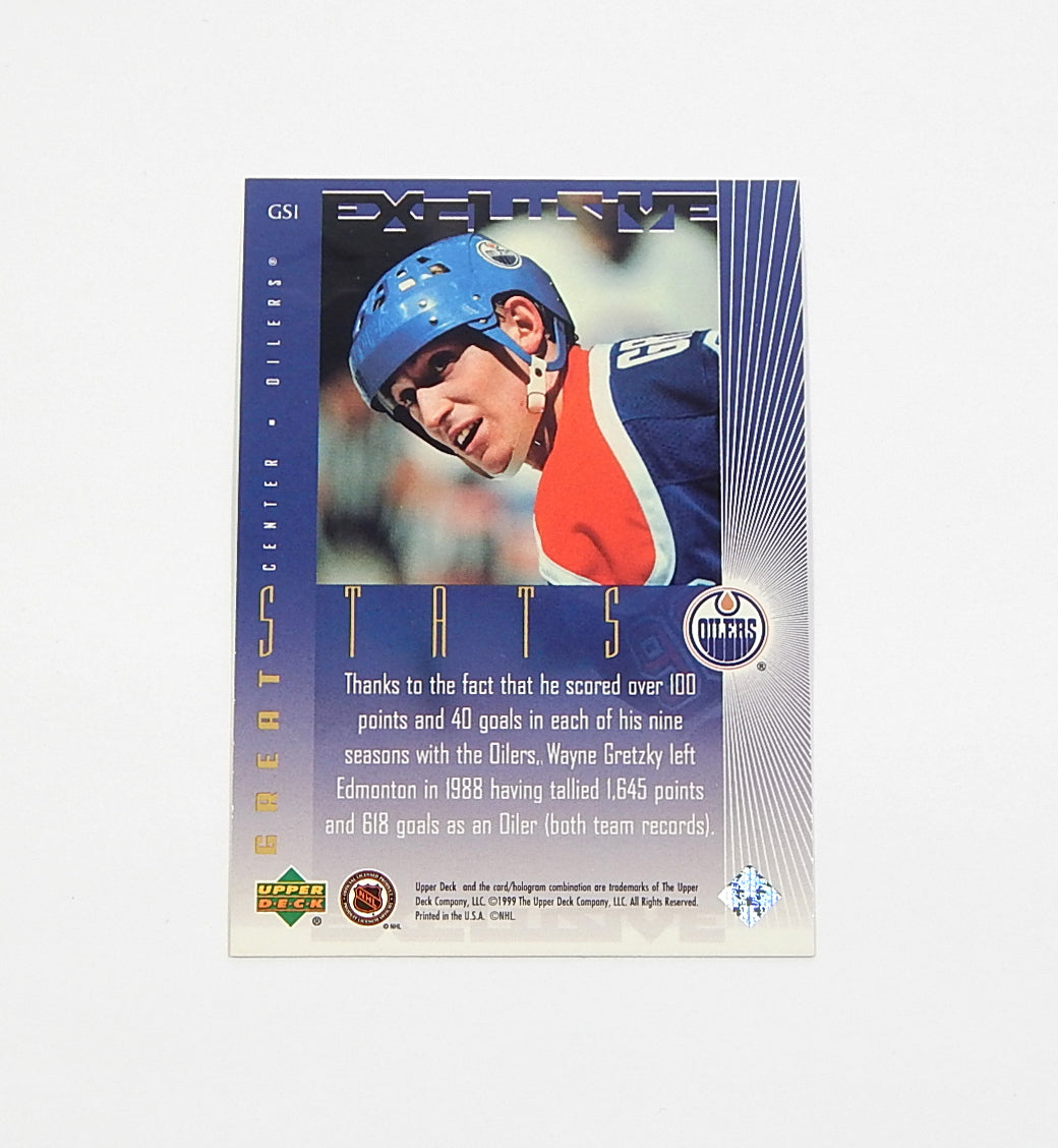 1999 Upper Deck Wayne Gretzky Living Legend Great Stats #GS1 Pic2