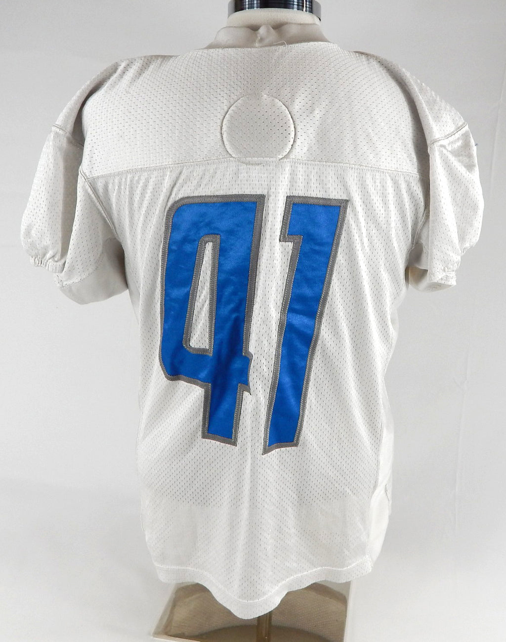 2019 Detroit Lions JD McKissic #41 Game Used White Practice Jersey 343 Pic2
